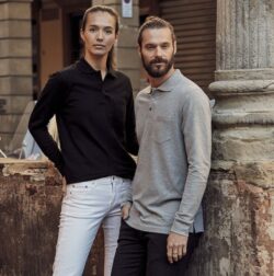 Clique Basic Pitkähihainen Pikee Taskulla